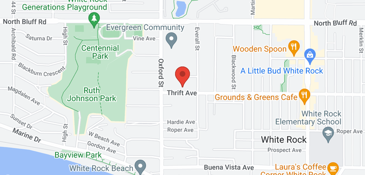 map of 313 14855 THRIFT AVENUE